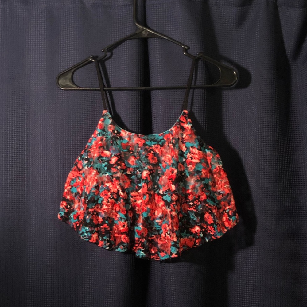 Floral crop top